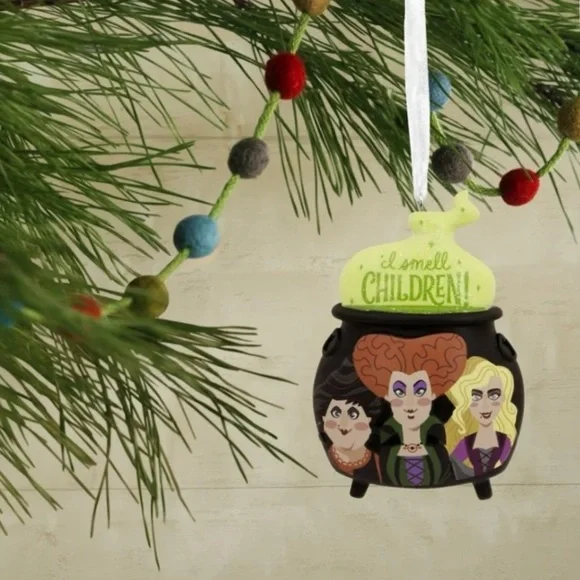 Hallmark Disney’s Hocus-Pocus “Sanderson Sisters Cauldron” Christmas Ornament - Picture 5 of 12